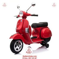 Xe mô tô điện trẻ em Vespa PX 150 bản quyền, 3-7 tuổi