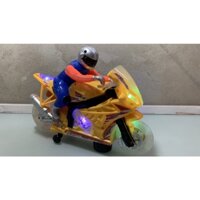 Xe Moto chạy 360 độ (Loại lớn) | Đồ chơi trẻ em dùng pin (Tặng kèm pin)
