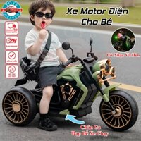 Xe Moto Điện Cao Cấp Cho Bé Có Đèn,Nhạc Kết Nối Bluetooth,Có Chế Độ Điều Khiển Từ Xa - Xe Máy Điện Chịu Lực Lên Đến 50kg