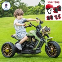 Xe Moto Điện Cao Cấp Cho Bé Có Đèn LED Điều Khiển Từ Xa Nhạc Kết Nối Bluetooth Chịu Lực Tối Đa 50kg