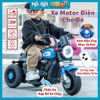 Xe Moto Điện Cho Bé Cao Cấp Có Đèn,Nhạc Kết Nối Bluetooth,Có Chế Độ Điều Khiển Từ Xa - Xe Máy Điện Chịu Lực Lên Đến 80kg