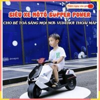 XE MOTÔ Điện CHO BÉ Yêu vui chơi ngoài trời SUPPER POWER POWER KIDS ☘️Green Home☘️