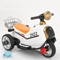 Xe moto điện Holla cute trắng