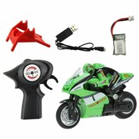 Xe Moto điều khiển từ xa cao cấp GP 1/32 2.4GHz có Gyro tích hợp kèm dây sạc giúp xe cân bằng và ổn định ở tốc độ cao