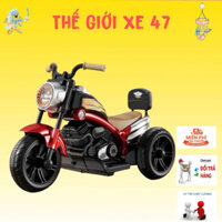 Xe moto mã 609 cho bé siêu ngầu full box kèm sạc cho bé đủ màu