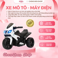Xe MoTo xe máy điện cho bé sạc điện phát triển khả năng lái xe giữ thăng bằng phản xạ cho bé