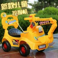 xe múc đất chòi chân