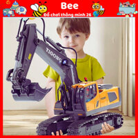 Xe Múc Điều Khiển,Xe Múc Điều Khiển Từ Xa Bánh Xích Gầu Sắt Pin Sạc Cao Cấp