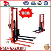 Xe nâng tay 500kg hiệu Niuli chiều cao nâng 1200mm hoặc 1600mm hàng có sẳn tại kho