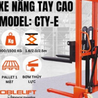 XE NÂNG TAY CAO NUILI/MAIHUI CTY-E  1000/1500KG CAO 1600/2000/2500MM