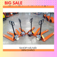 Xe nâng tay thấp Mitsubishi 2,5 tấn càng rộng - xe nâng tay pallet thủy lực, tải xếp dỡ pallet (NEW)