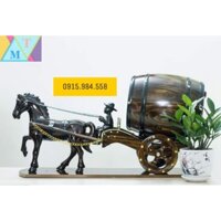 Xe Ngựa Đơn Kéo Bom Rượu