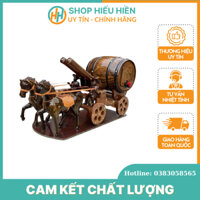 Xe Ngựa Kéo Pháo Bom Rượu Quà Tết  Trang Trí Sang Trọng