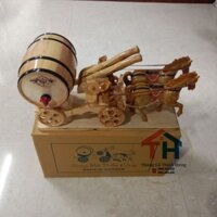 Xe ngựa kéo pháo,Xe ngựa kéo thùng rượu,Hàng loại 1,Gỗ đẹp,Chọn lọc.