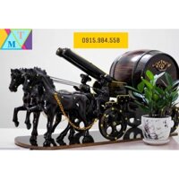 Xe Ngựa Kéo Trống Rượu