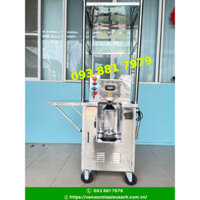 Xe Nước Mía mini Kim Cương 800W - Tủ Kính - Ép 2-3 Cây Mía - công nghệ mới tạo bọt