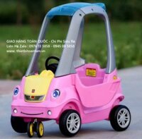 Xe ô tô chòi chân có mái che cao cấp cho bé