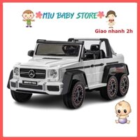 Xe ô tô điện cho bé AMG - WF189 4 động cơ 2 chân ga điều khiển từ xa ghế loại to đẹp