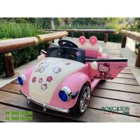 Xe ô tô điện cho bé gái 1-5 tuổi BRJ5169 ⚡BH 12 THÁNG⚡, đèn nhạc vui nhộn, có điều khiển từ xa & tự lái