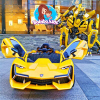 Xe Ô TÔ điện cho bé, Xe điện trẻ em siêu sang mẫu Lamboghini cho bé có điều khiển từ xa kết nối Bluetooth- Babibokids