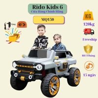 Xe Ô Tô Điện MQ-150 2 Chỗ Da,Bánh Cao Su 4 Động Cơ, Kết Nối Bluetooth