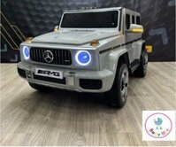 Xe Ô Tô Điện Trẻ Em G63-6688 4 Bánh Hàng Bản Quyền, Ghế Da, Bánh Cao Su