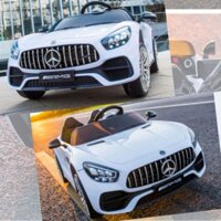 Xe Ô Tô Điện Trẻ Em HM 2588, Ghế Da, Bánh Cao Su, 4 Động cơ Bbaby