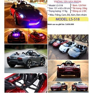 Xe ô tô điện trẻ em Lamborghini LS-518
