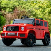 Xe ô tô điện trẻ emG63 AMG 4 bánh 2 động cơ có điều khiển từ xa an toàn cho bé tải trọng 60kg xe ô tô điện