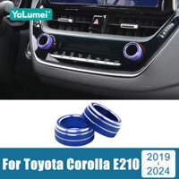 Xe Ô Tô Điều Hòa Công Tắc Núm Vòng Bao Phụ Kiện Trang Trí Nội Thất Cho Xe Toyota Corolla E210 2019 2020 2021 2022 2024