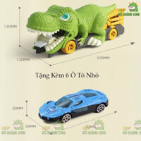 Xe Ô Tô Đồ Chơi Cho Bé Trai Khủng Long Nuốt Ô Tô Con Gồm 6 Xe Khủng Long Ôm Xe Đồ Chơi Cho Bé Trai