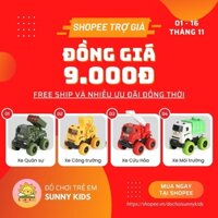 Xe ô tô đồ chơi chuyên dụng cho bé, kích thước lớn, bánh xe cao su chống trượt - Sunny Kids
