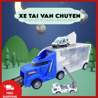 Xe Ô Tô Đồ Chơi, Hộp Đồ Chơi Xe Container Vận Chuyển Xe Ô Tô 3 Chiếc Cứu Hộ Cho Bé