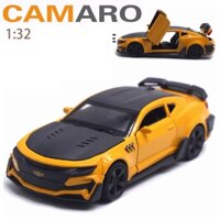 Xe ô tô đồ chơi trẻ em mô hình xe Chevrolet Bumblebee mini tỷ lệ 1:36 bằng hợp kim nhựa có âm thanh và đèn
