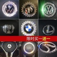 Xe ô tô kim cương dán dành cho nữ DIY kim cương giả dán trang trí vẻ đẹp nội thất miếng dán kim cươ