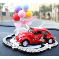 Xe ô tô mô hình HELLO KITTY trang trí taplo, ô tô làm từ hợp kim ( hàng loại 1) - D&A Shop.