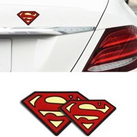 Xe ô tô sửa đổi tiêu chuẩn kim loại siêu nhân dán kim loại 3D ba chiều cá tính dán nhãn xe sáng tạo dán hoạt hình dễ thương