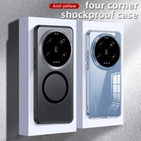 Xe Ô Tô Từ Vòng Hút Giá Đỡ Dành Cho Xiaomi 15 Ultra 15U Bốn Góc Chống Sốc Túi Khí Trong Suốt