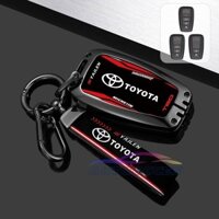 Xe Ô Tô Từ Xa Chìa Khóa Dành Cho Xe Toyota Corolla Prius Camry Chr C-Hr Rav4 Altis Land Cruiser Prado Chìa Khóa Bảo Vệ Giá Đỡ Móc Khóa