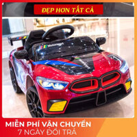 Xe Ôtô điện trẻ em 808 kiểu dáng BMW bé tự lái có điều khiển từ xa , lỗi 1 đổi 1V BB