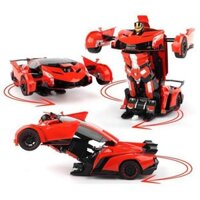 Xe oto điều khiển từ xa biến hình thành robot (có sạc pin)