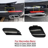 Xe Phía Sau Ốp Lưng Kéo Móc Bao Nắp Phụ Kiện Màu Đen Cho Xe Mercedes Benz S Class W222 20014-2020 S300 S350 S400 S500 S600 2228852301