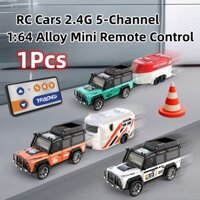 Xe RC 2.4G 5 Kênh 1: 64 Hợp Kim Mini Điều Khiển Từ Xa SUV Trôi Một Giờ Độ Bền Xe Địa Hình Điện Cho Trẻ Em