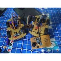 Xe robot 3 chế độ dò line + tránh vật cản + điều khiển từ xa