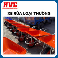 Xe rùa thùng Tôn / Sắt màu Cam / Xanh sườn chắc chắn Xe đẩy hàng xây dựng Xe cút kít