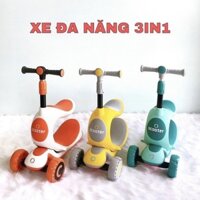 Xe Scooter 3in1 Cho Bé, Xe Trượt Trẻ Em 3 Trong 1