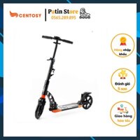 Xe Scooter Centosy 301, xe trượt scooter màu trắng đen phù hợp cho độ tuổi trên 8 tuổi