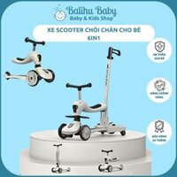 Xe scooter chòi chân cho bé 3 in 1, Xe chòi chân, scooter trẻ em Scoot and Ride 1-8 tuổi tập đi, trượt thăng bằng.