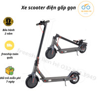 Xe Scooter Điện Gấp Gọn XIAOMI Bánh Lớn 8.5inch Kết Nối App Thông Minh 15km/lần Sạc - Bảo hành 1 năm lỗi đổi mới 7 ngày
