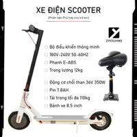 Xe Scooter Điện ZIYOUHIKE M365 Bánh 8.5inch, Kết Nối App Thông Minh, Tốc Độ Tối Đa 25km/h Một Lần Sạc Đi Được 20km/sạc